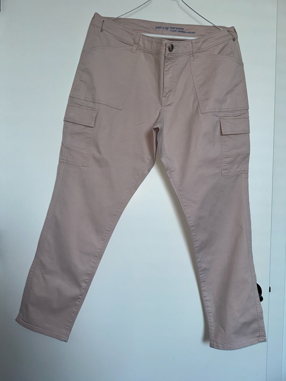 Khakis by Gap Skinny Boyfriend Pants Size 14 
Light Mauve Pink NWOT